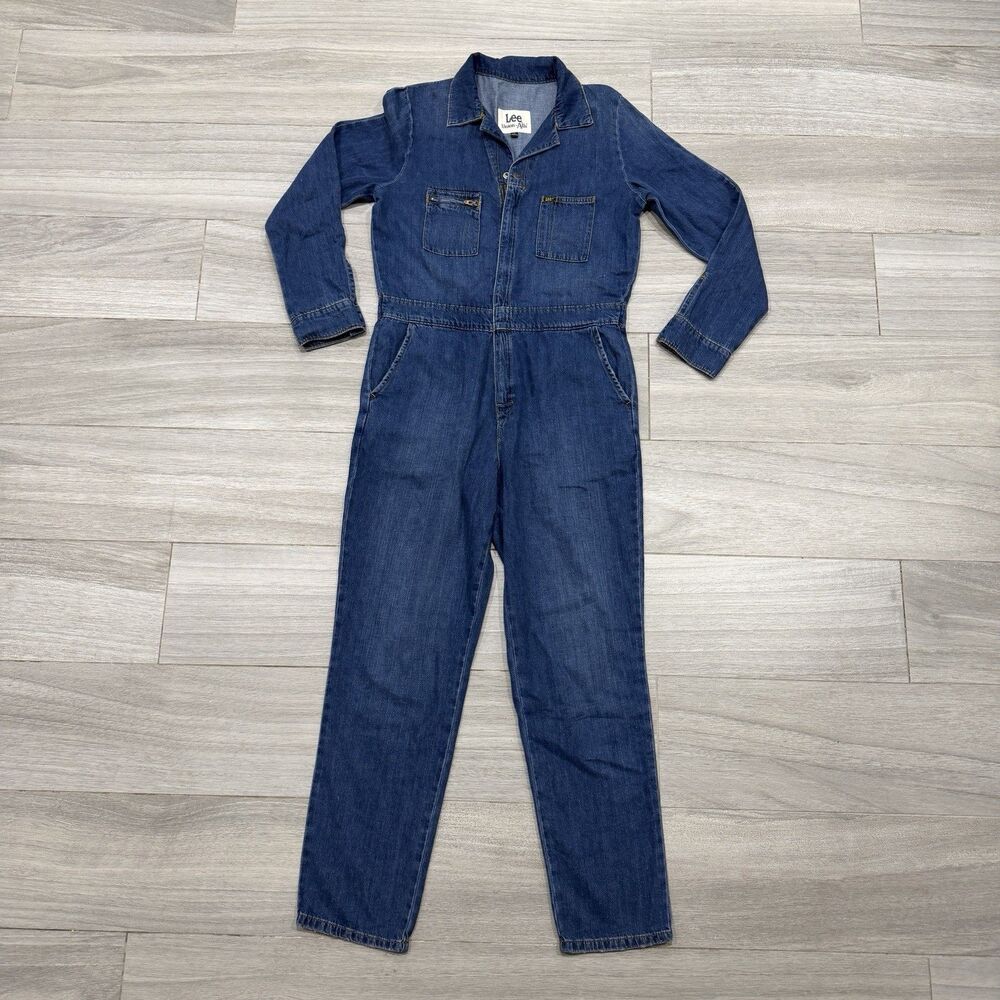 Lee Workwear Union Alls Vintage Style Denim Coveralls Jumpsuit Women's Size M